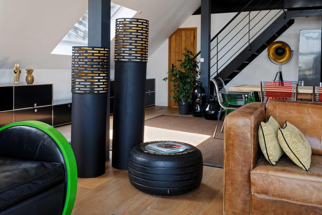 Le Loft Du Cosmopolitain Apartment Honfleur Bagian luar foto