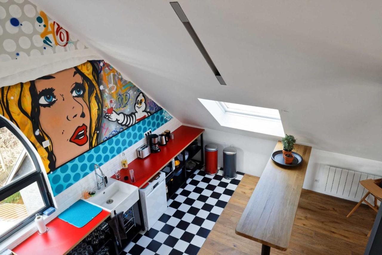 Le Loft Du Cosmopolitain Apartment Honfleur Bagian luar foto